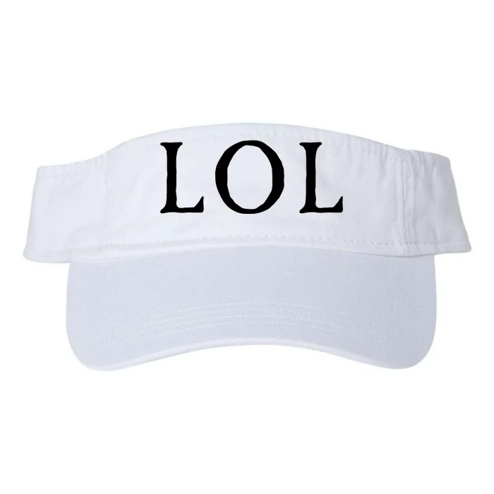 LOL Laugh Out Loud Valucap Bio-Washed Visor