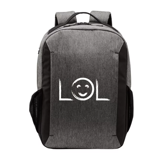 LOL Smiley Face Emoji Vector Backpack