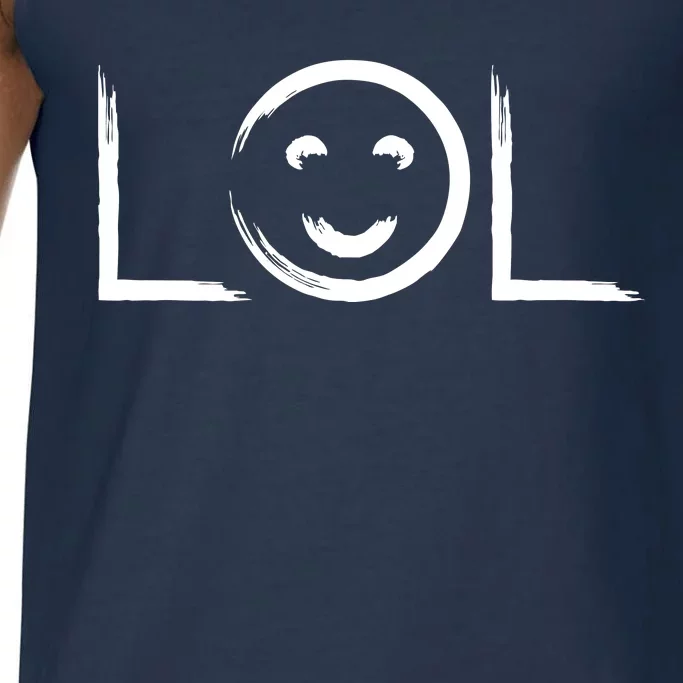 LOL Smiley Face Emoji Comfort Colors® Tank Top