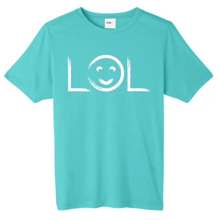 LOL Smiley Face Emoji ChromaSoft Performance T-Shirt