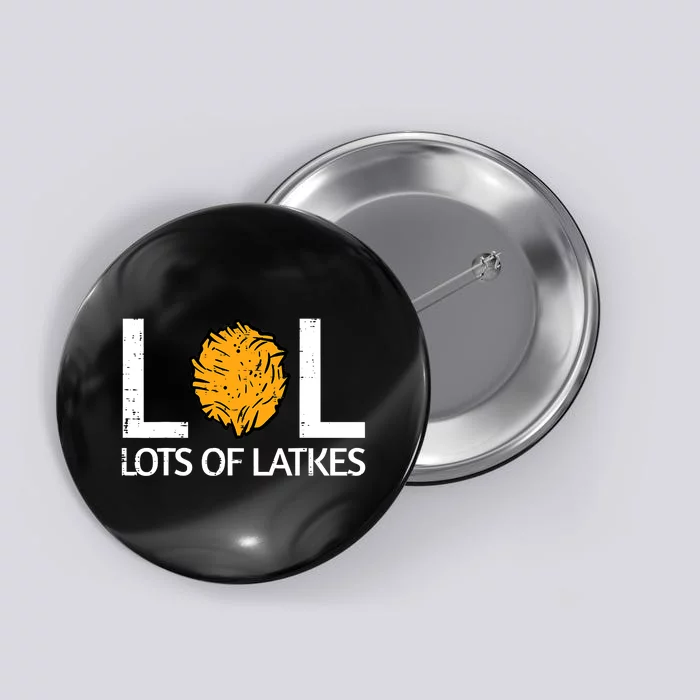 Lots Of Latkes Funny Jew Hanukkah Chanukah Button