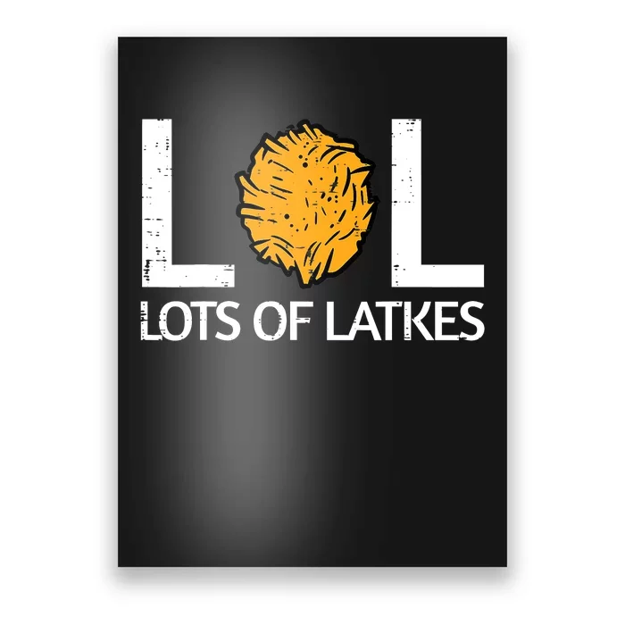 Lots Of Latkes Funny Jew Hanukkah Chanukah Poster