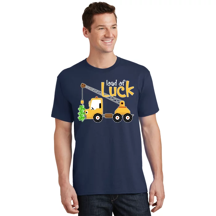 Loads Of Luck Shamrock Funny Truck Saint Patricks Day T-Shirt