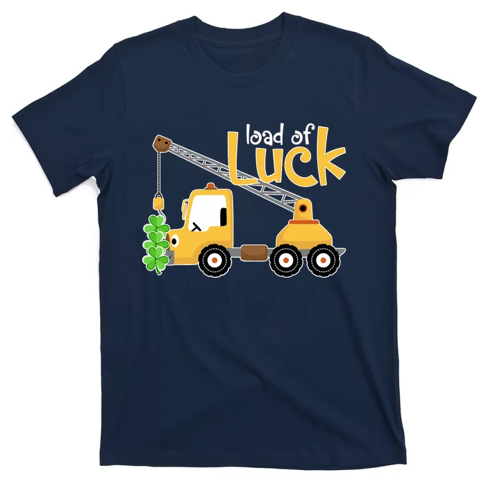 Loads Of Luck Shamrock Funny Truck Saint Patricks Day T-Shirt