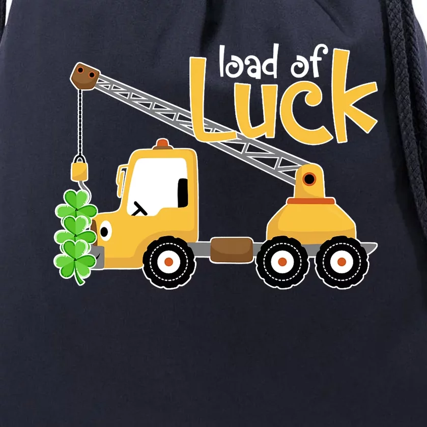 Loads Of Luck Shamrock Funny Truck Saint Patricks Day Drawstring Bag