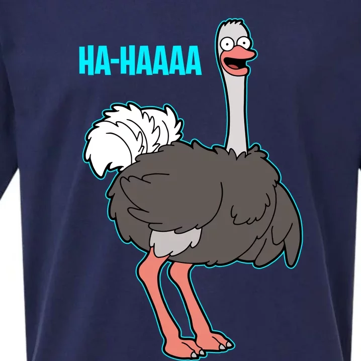 LAUGHING OSTRICH Sueded Cloud Jersey T-Shirt