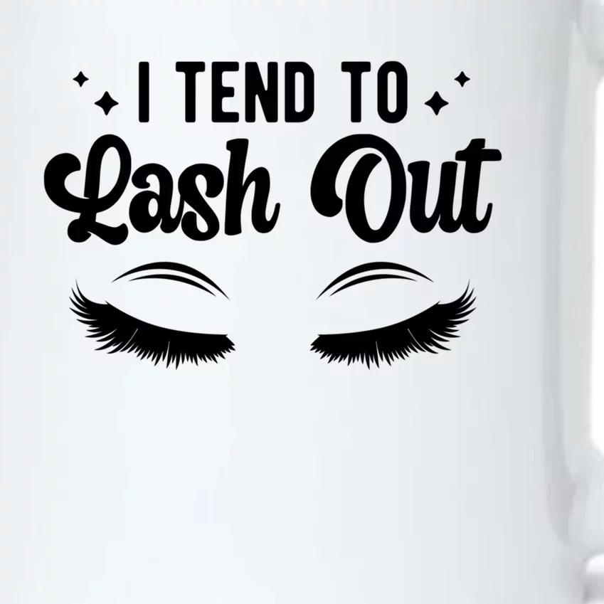 Lash Out Lash Tech Lash Technician Gift Black Color Changing Mug