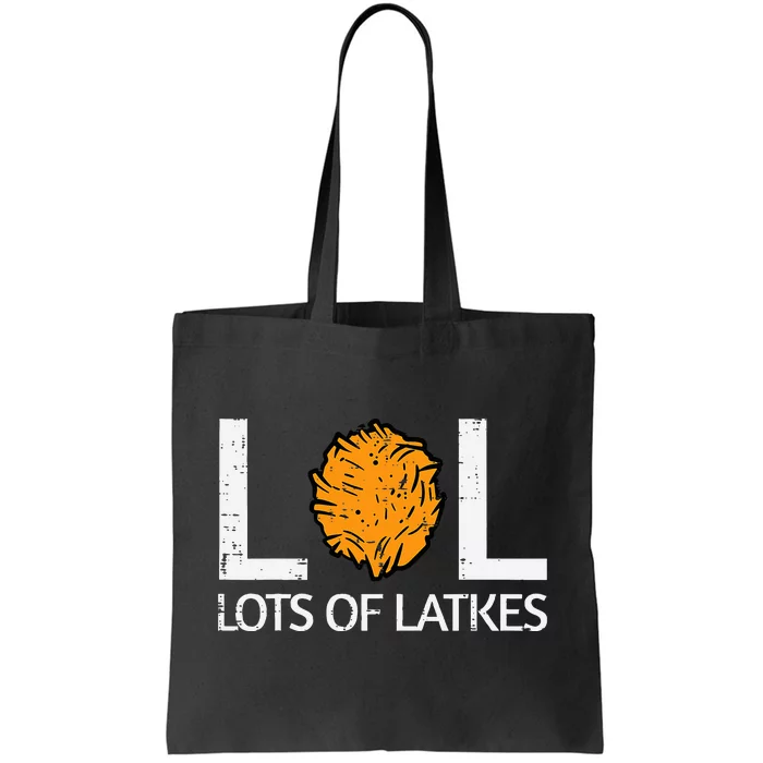 Lots Of Latkes Funny Jew Hanukkah Chanukah Tote Bag