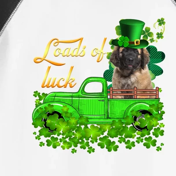 Loads Of Luck Truck Leonberger St Patrick's Day Gift Toddler Fine Jersey T-Shirt