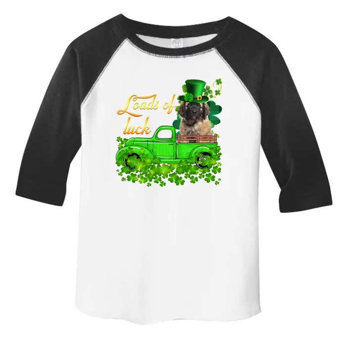 Loads Of Luck Truck Leonberger St Patrick's Day Gift Toddler Fine Jersey T-Shirt