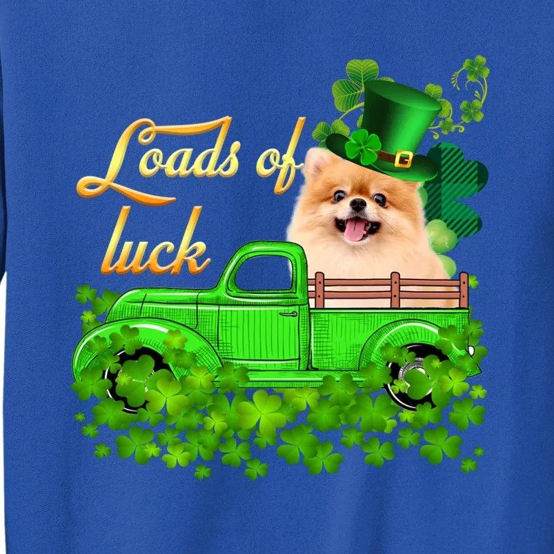 Loads Of Luck Truck Pomeranian St Patrick's Day Great Gift Sweatshirt