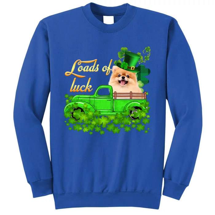 Loads Of Luck Truck Pomeranian St Patrick's Day Great Gift Sweatshirt