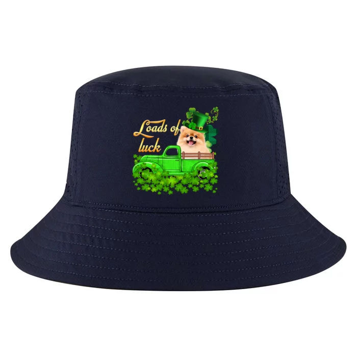 Loads Of Luck Truck Pomeranian St Patrick's Day Great Gift Cool Comfort Performance Bucket Hat