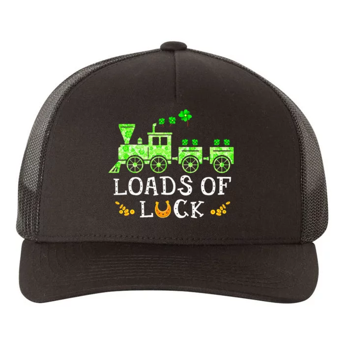 Loads Of Luck Train St Patricks Day Yupoong Adult 5-Panel Trucker Hat