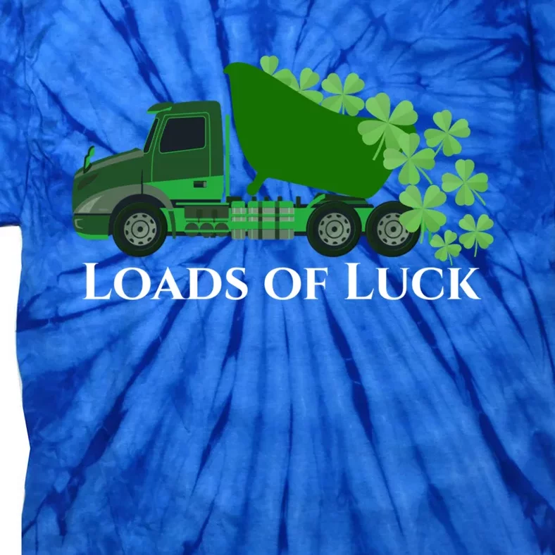 Loads Of Luck Truck St Patricks Day Shamrock Gift Tie-Dye T-Shirt