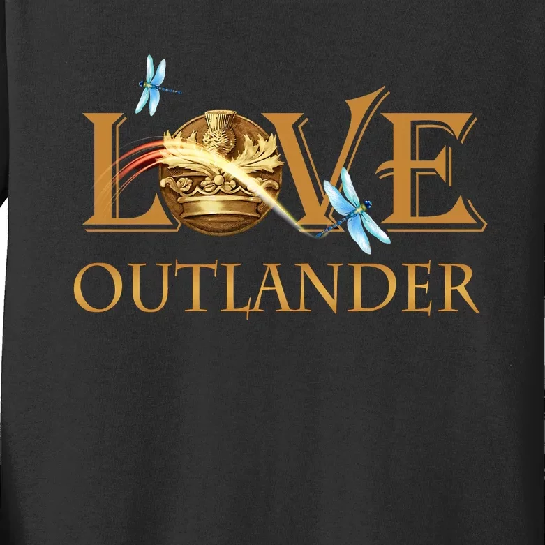 Love Outlander Kids Long Sleeve Shirt