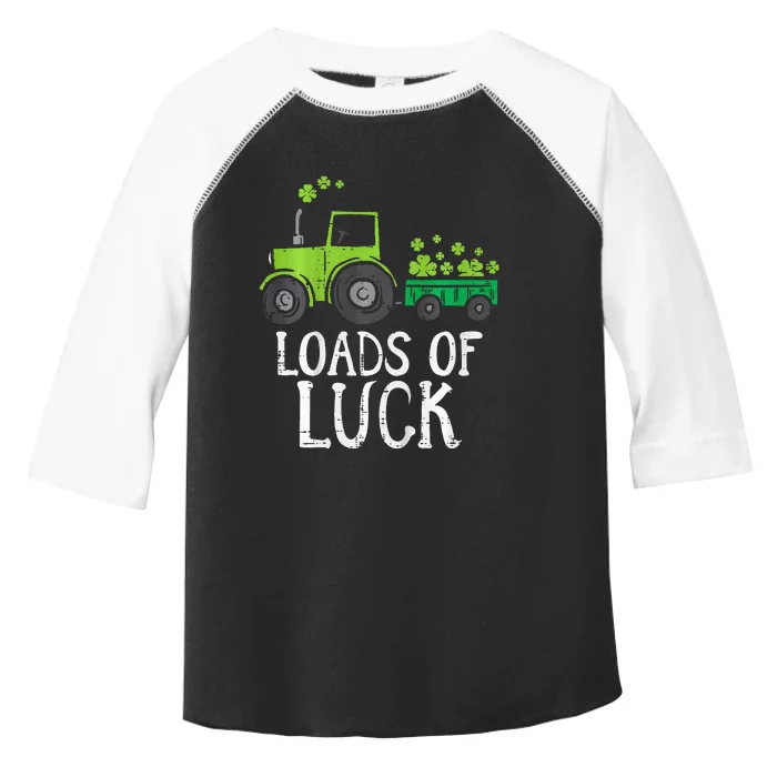 Loads Of Luck Tractor St Patricks Day Toddler Fine Jersey T-Shirt