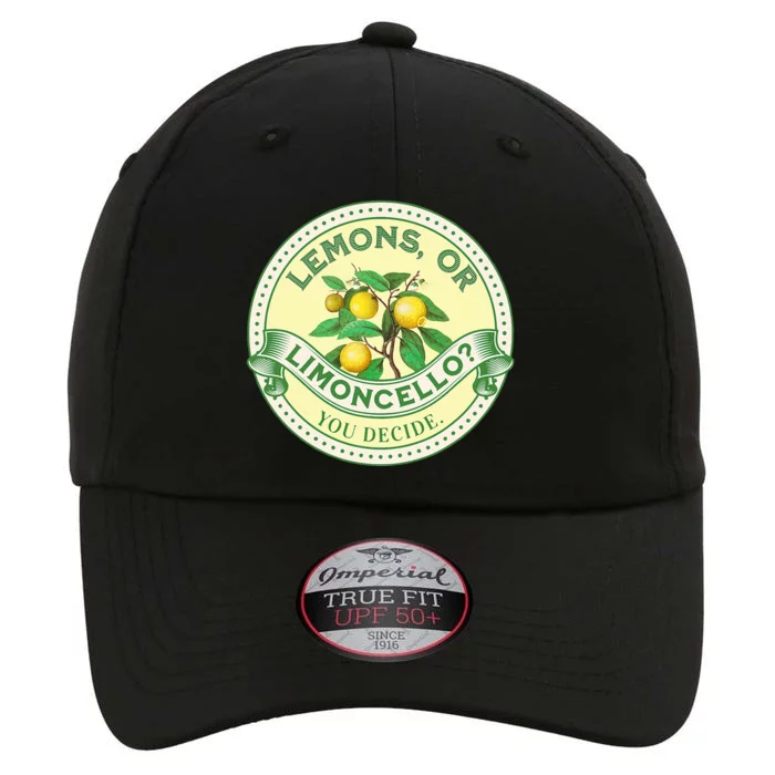 Lemons Or Limoncello You Decide. Optimist Pessimist The Original Performance Cap