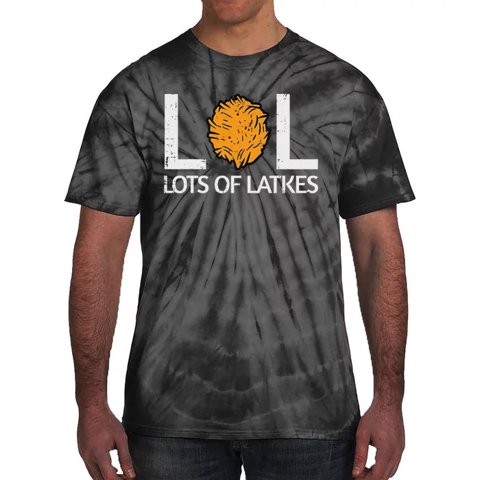 Lots Of Latkes Funny Jew Hanukkah Chanukah Tie-Dye T-Shirt