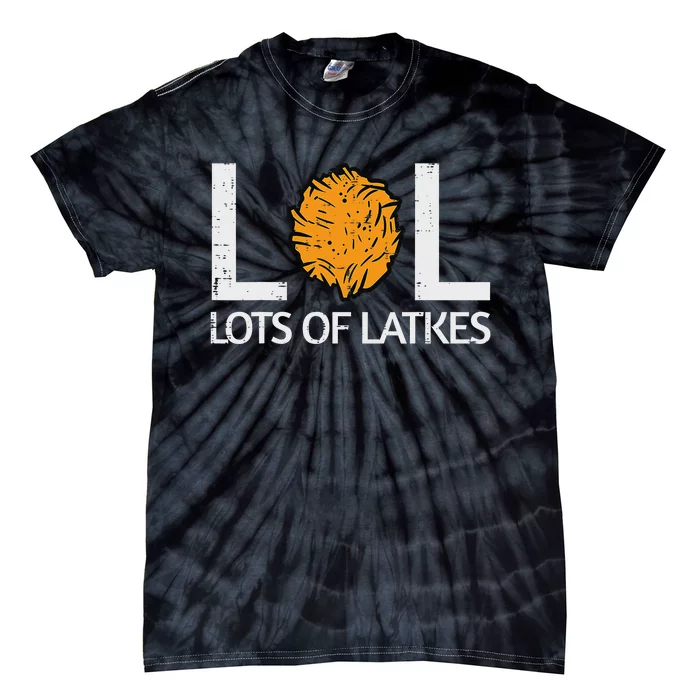 Lots Of Latkes Funny Jew Hanukkah Chanukah Tie-Dye T-Shirt