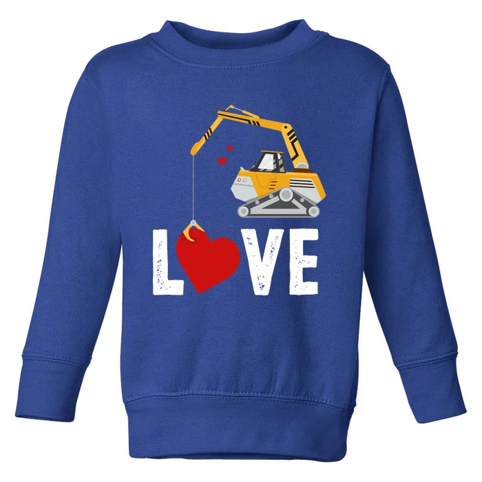 Loads Of Love Meaningful Gift For Construction Truck Lover Cute Gift Toddler Sweatshirt