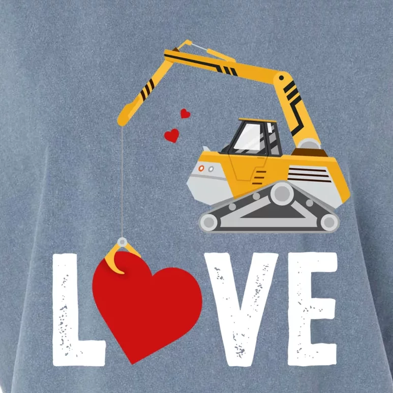 Loads Of Love Meaningful Gift For Construction Truck Lover Cute Gift Garment-Dyed Women's Muscle Tee