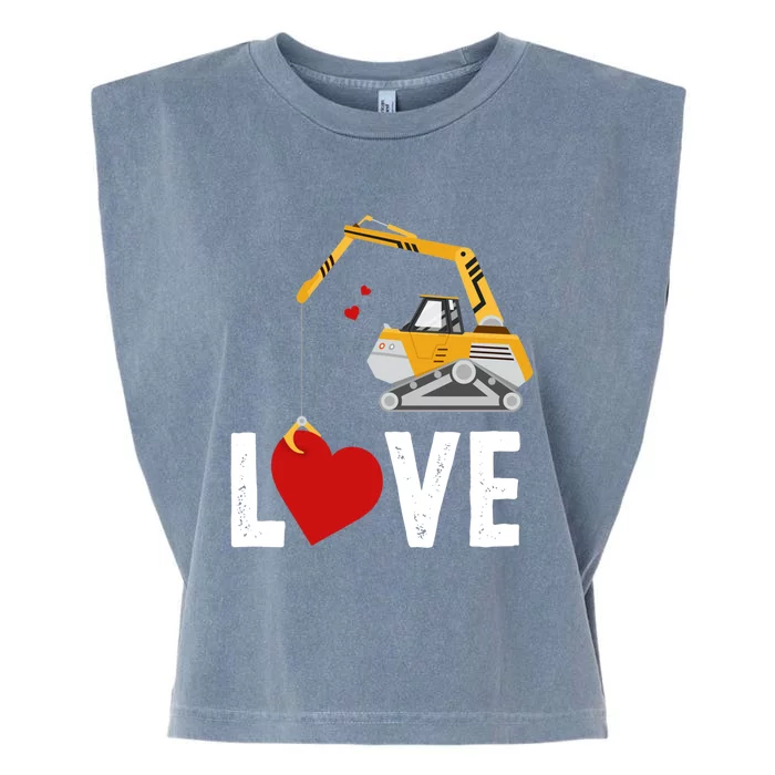 Loads Of Love Meaningful Gift For Construction Truck Lover Cute Gift Garment-Dyed Women's Muscle Tee