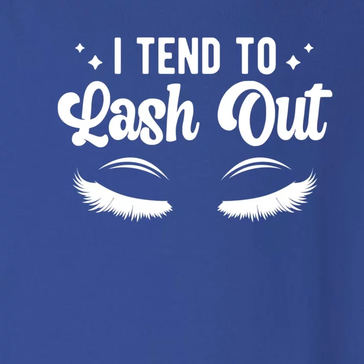 Lash Out Lash Tech Lash Technician Gift Toddler Long Sleeve Shirt