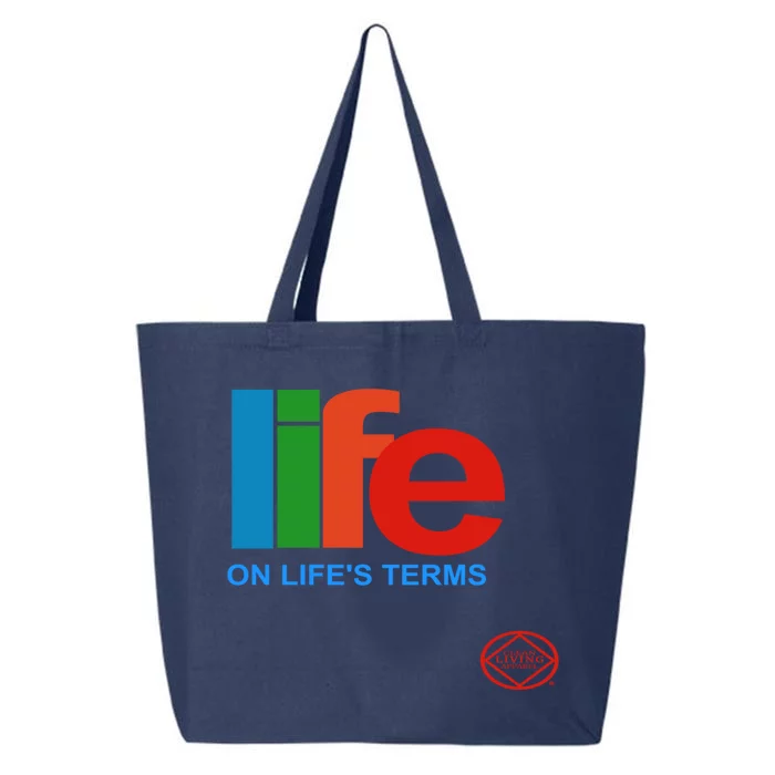 Life On Lifes Terms Narcotics Anonymous Funny Gift Meaningful Gift Na Aa Great 25L Jumbo Tote