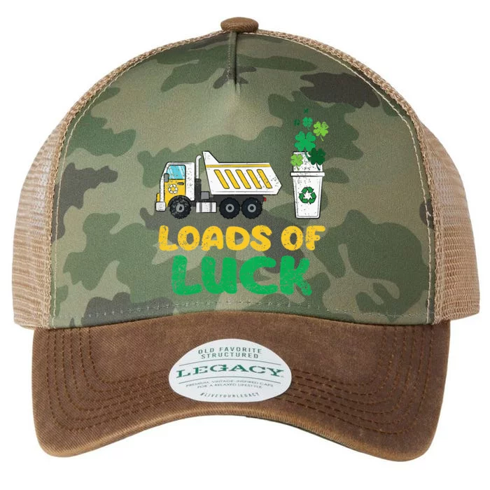 Loads Of Luck Truck green St Patricks Day Legacy Tie Dye Trucker Hat