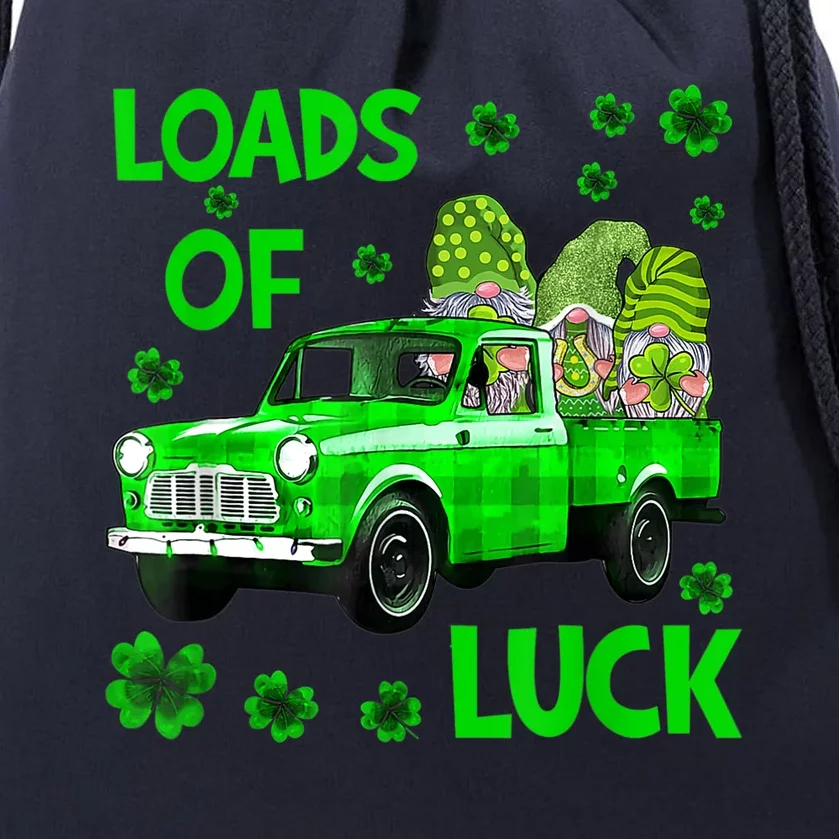 Loads Of Luck Gnomes Funny Leprechaun St Patricks Day Outfit Drawstring Bag