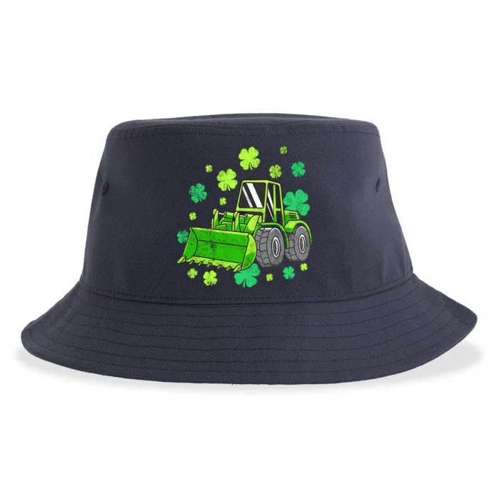 Loads Of Luck Tractor Boy St Patricks Day Sustainable Bucket Hat