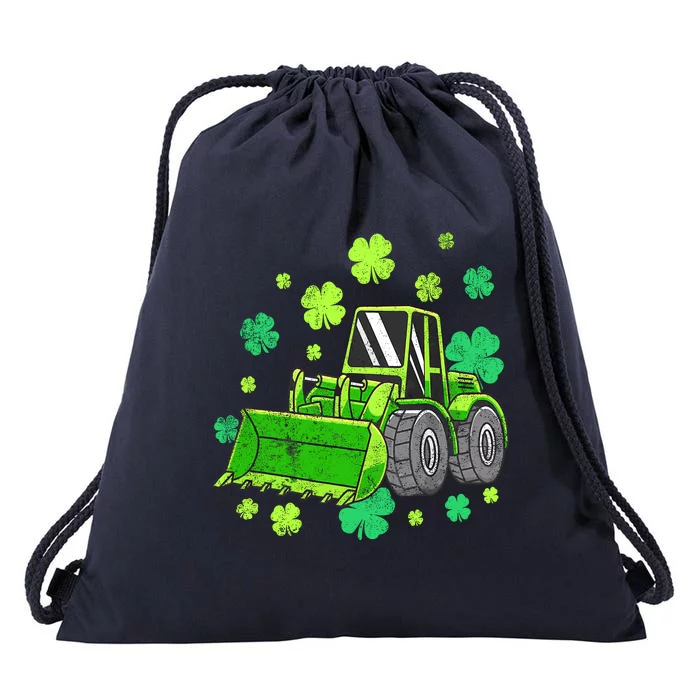 Loads Of Luck Tractor Boy St Patricks Day Drawstring Bag