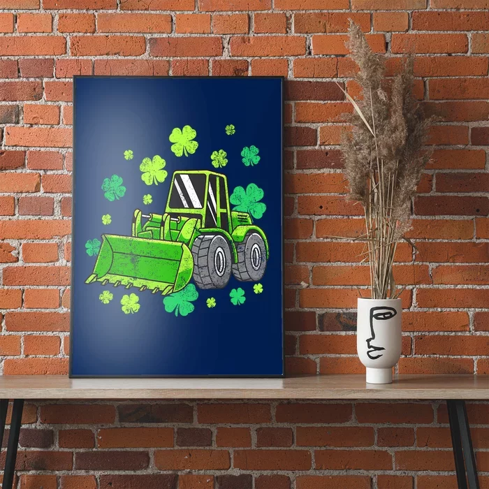 Loads Of Luck Tractor Boy St Patricks Day Poster