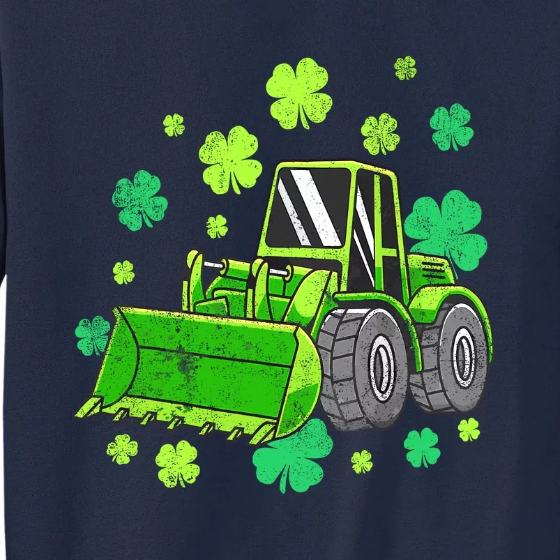 Loads Of Luck Tractor Boy St Patricks Day Tall Sweatshirt