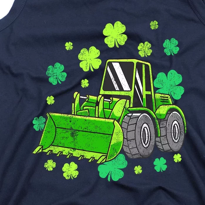 Loads Of Luck Tractor Boy St Patricks Day Tank Top