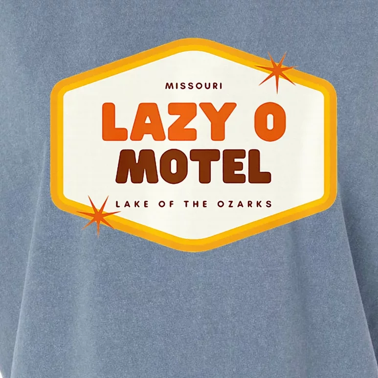 Lazy O Motel Lake Of The Ozarks Missouri Garment-Dyed Women's Muscle Tee