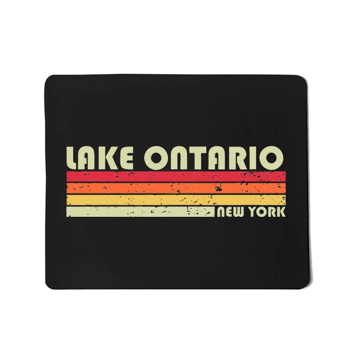 Lake Ontario New York Funny Fishing Camping Summer Mousepad