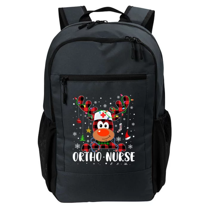 Love Ortho Nurse Life Reindeer Nurse Christmas Pajama Xmas Cool Gift Daily Commute Backpack