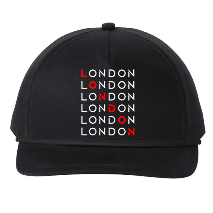 London Snapback Five-Panel Rope Hat