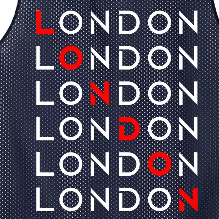 London Mesh Reversible Basketball Jersey Tank