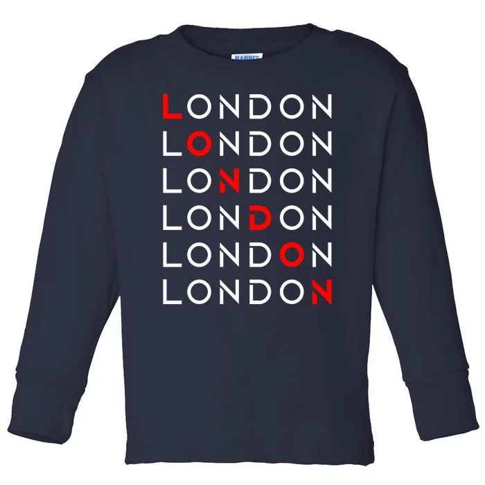 London Toddler Long Sleeve Shirt