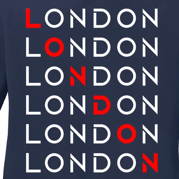 London Ladies Long Sleeve Shirt