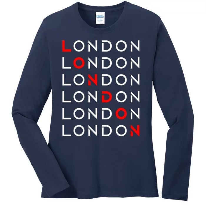 London Ladies Long Sleeve Shirt