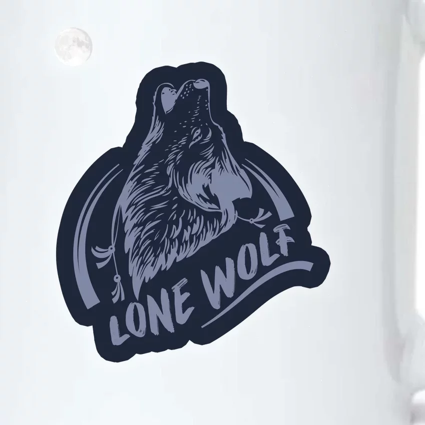 Lone Wolf Black Color Changing Mug