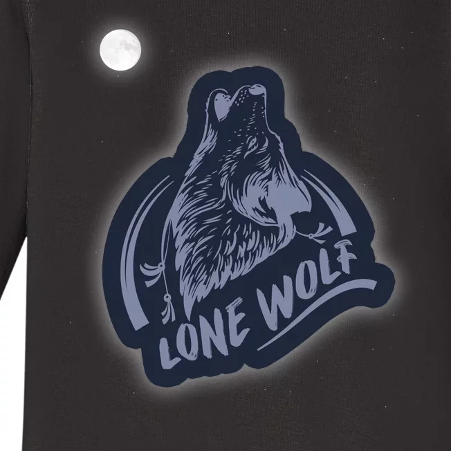 Lone Wolf Baby Long Sleeve Bodysuit