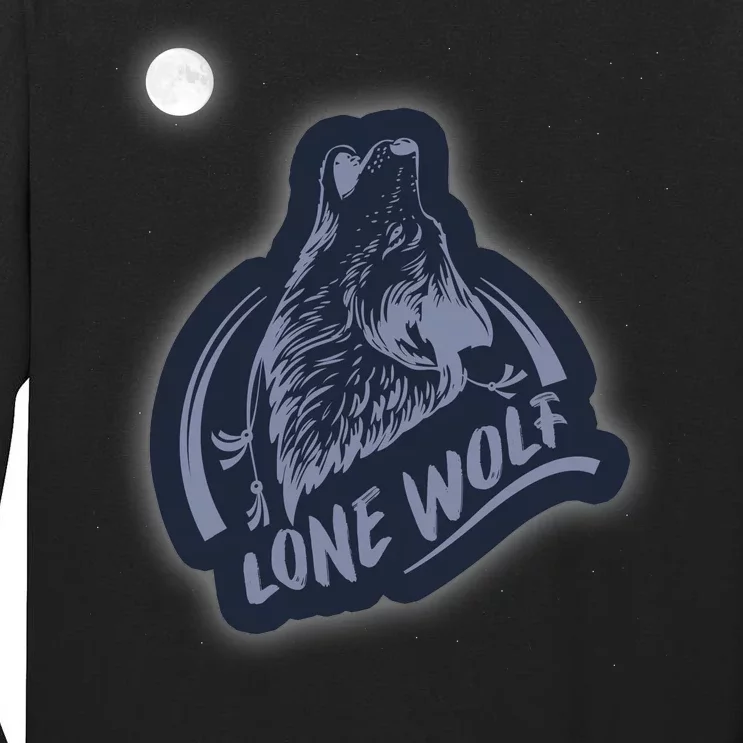 Lone Wolf Tall Long Sleeve T-Shirt