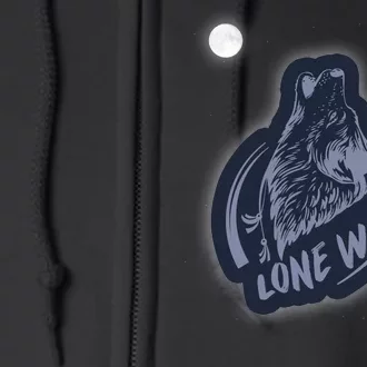 Lone Wolf Full Zip Hoodie