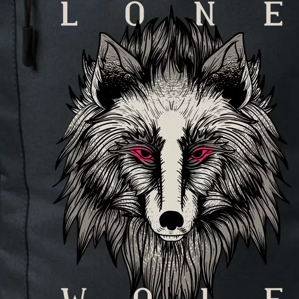 Lone Wolf Red Eyes Daily Commute Backpack