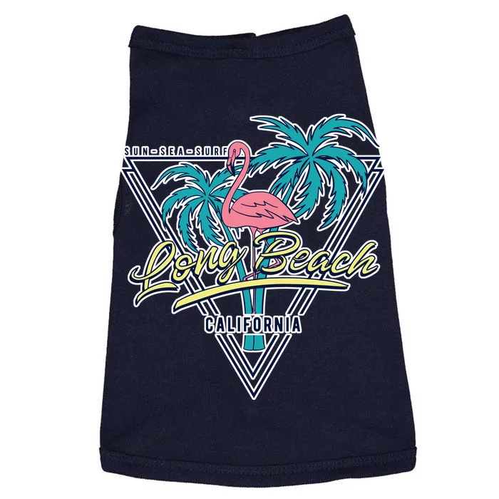 Long Beach California Retro Vibe Doggie Tank